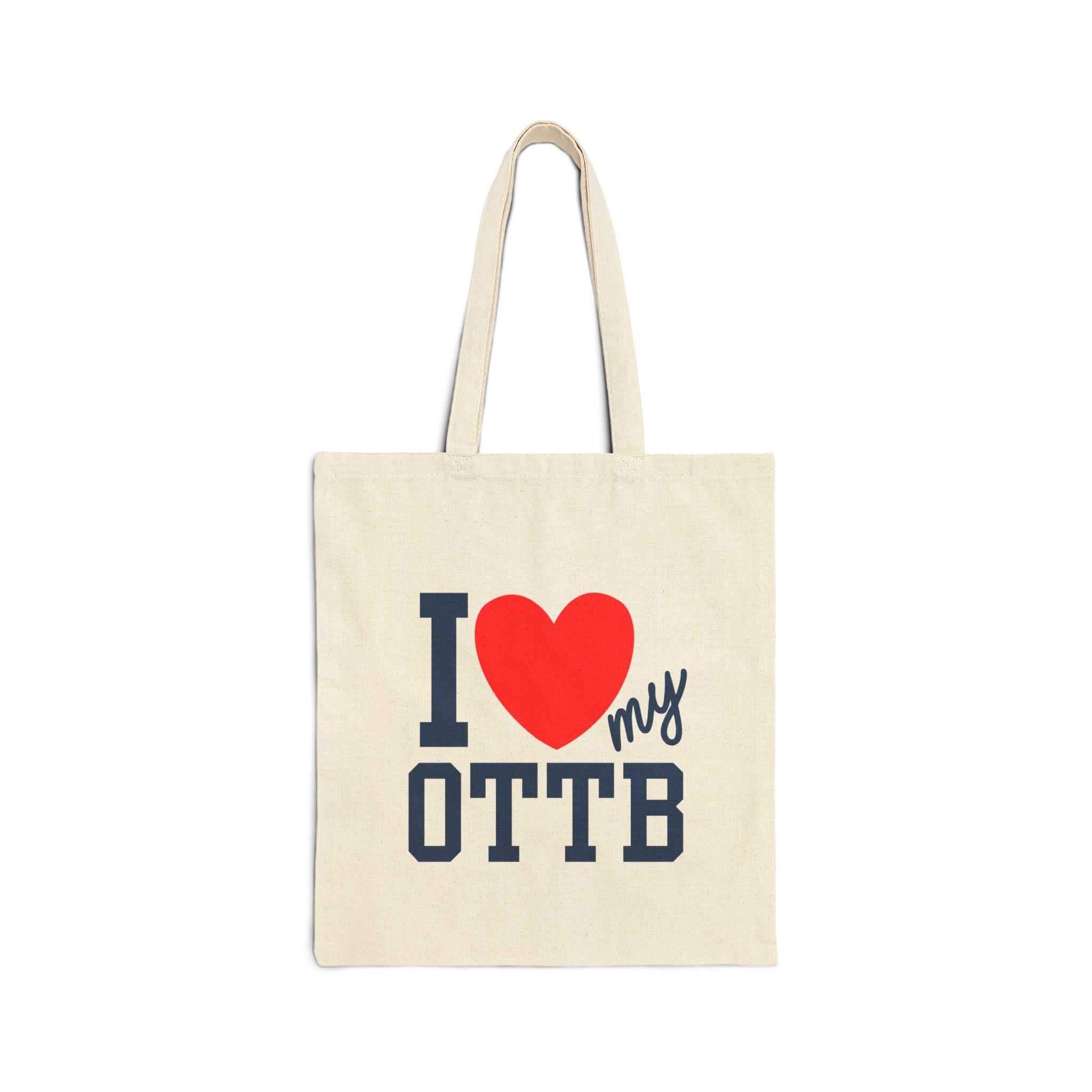 I ¤ϸ� Ottb Canvas Tote Bag Natural 15" x 16"