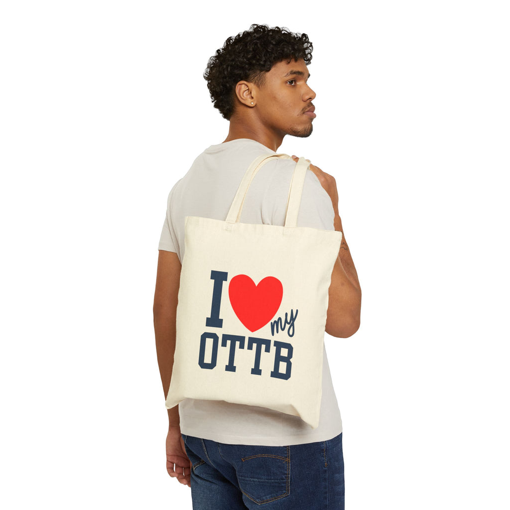 I  ❤️ OTTB Canvas Tote Bag