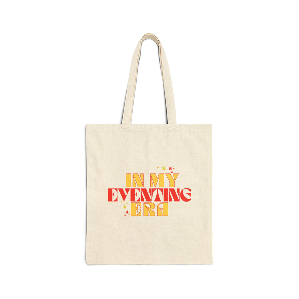 In My Eventing Era Canvas Tote Bag Natural 15" x 16"