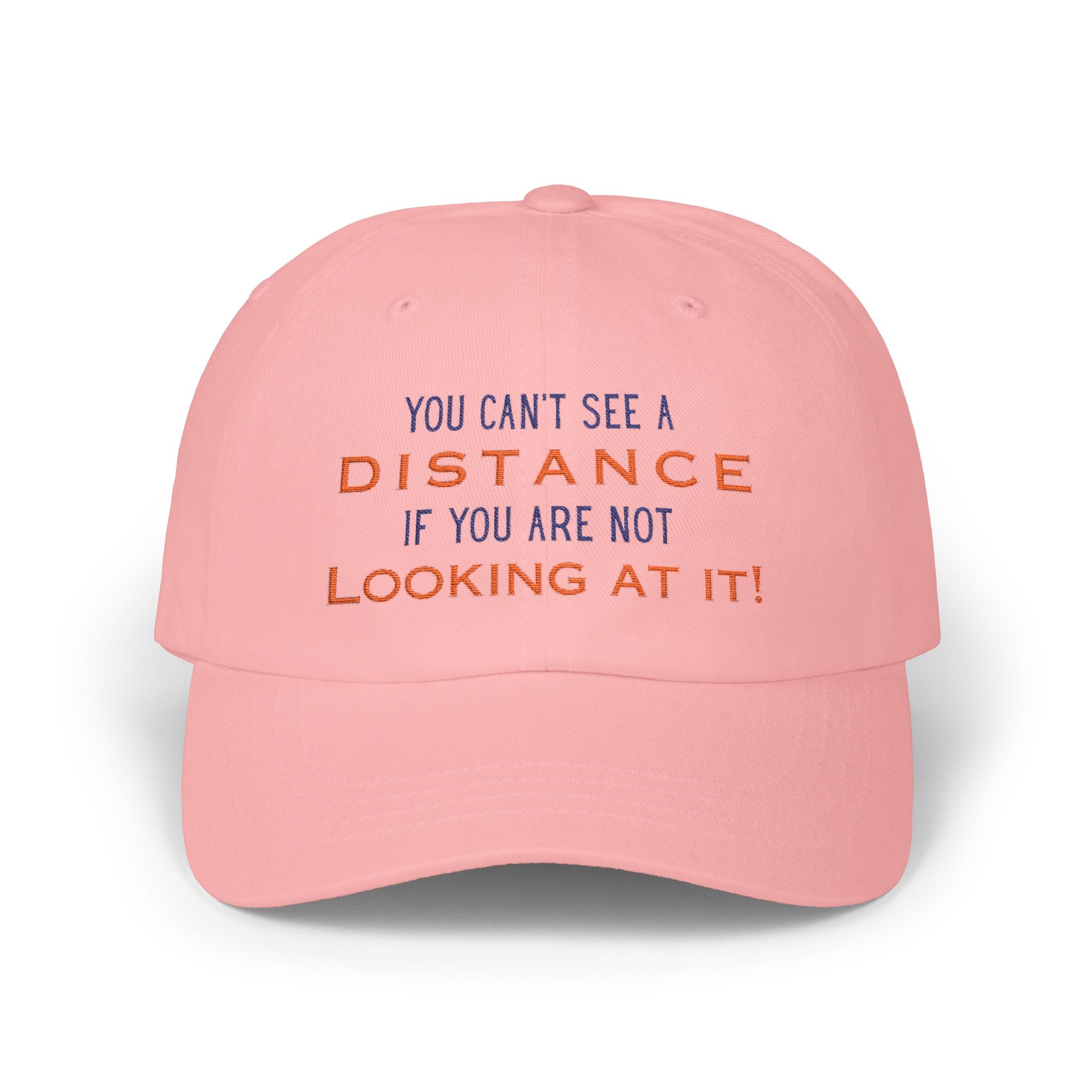 You Cant See A Distance Hat White One size