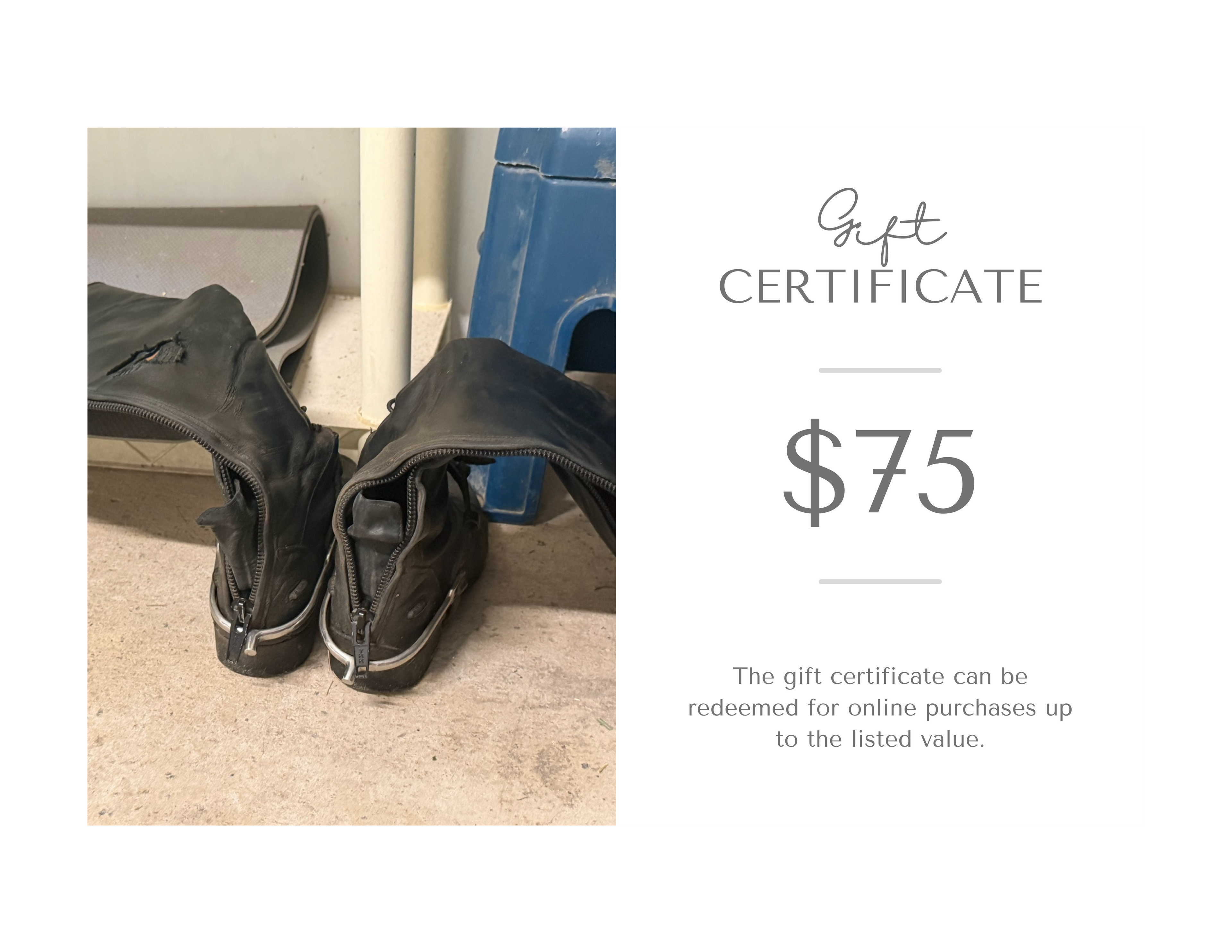 Gift Cards - $50, $75, $100